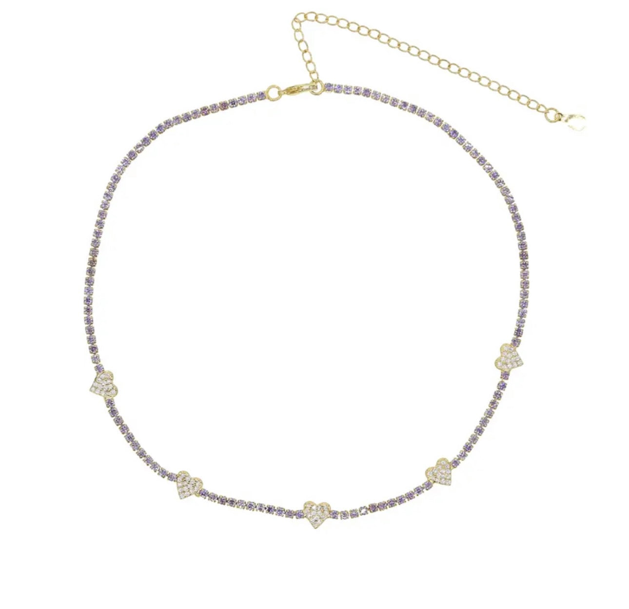 Collar o pulsera Corazones