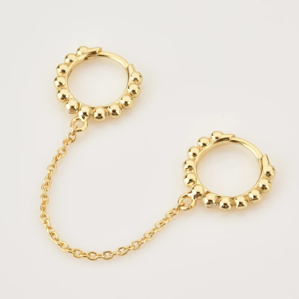 Hoops Doble Bolitas
