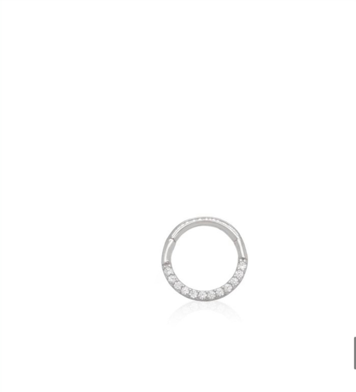 Clicker Dante 14 k color Oro y Plata