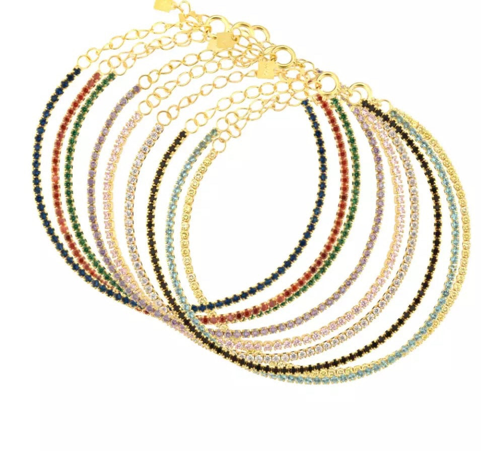 Pulseras Zirconias Completa