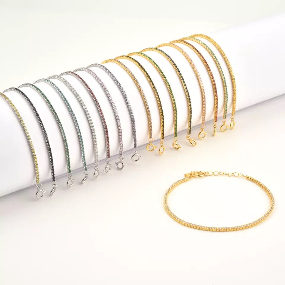 Pulseras Zirconias Completa