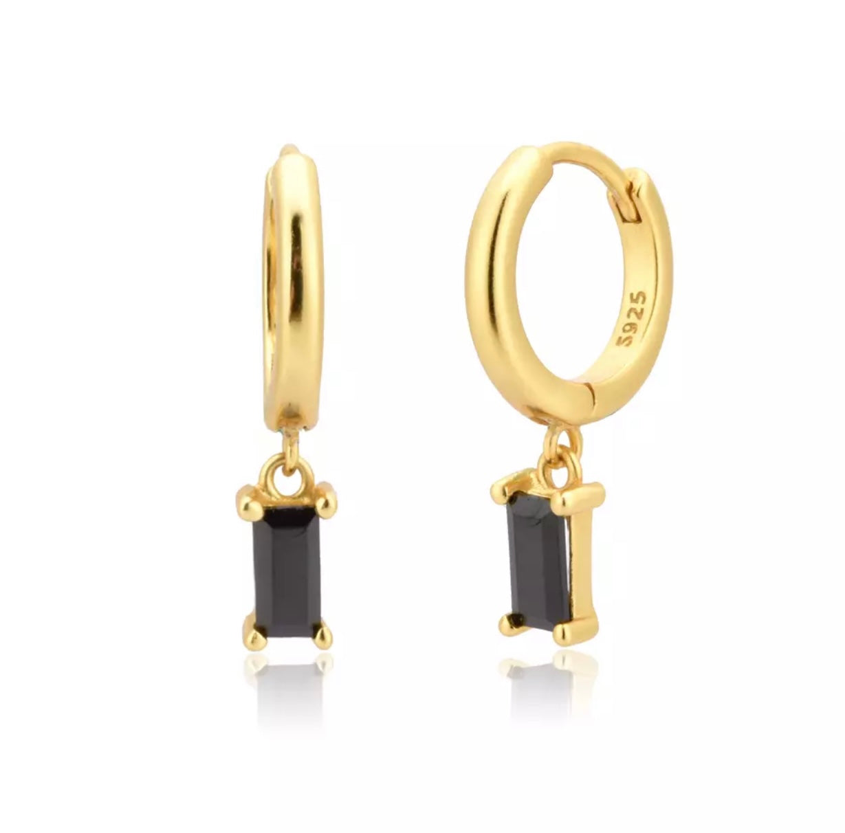 Hoops Zirconia Soffia Negra