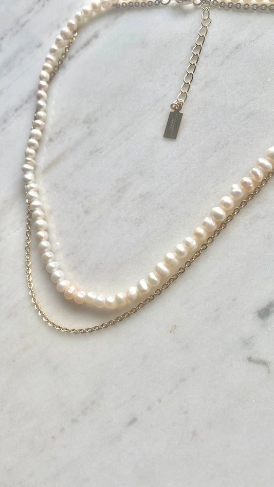 Collar Perlita con Cadena