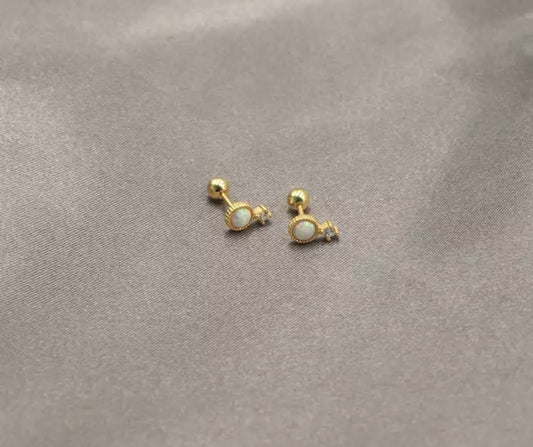 Studs Opalo Zirconia