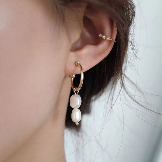 Ear Cuff perlas Individual