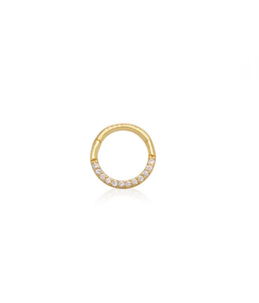 Clicker Dante 14 k color Oro y Plata